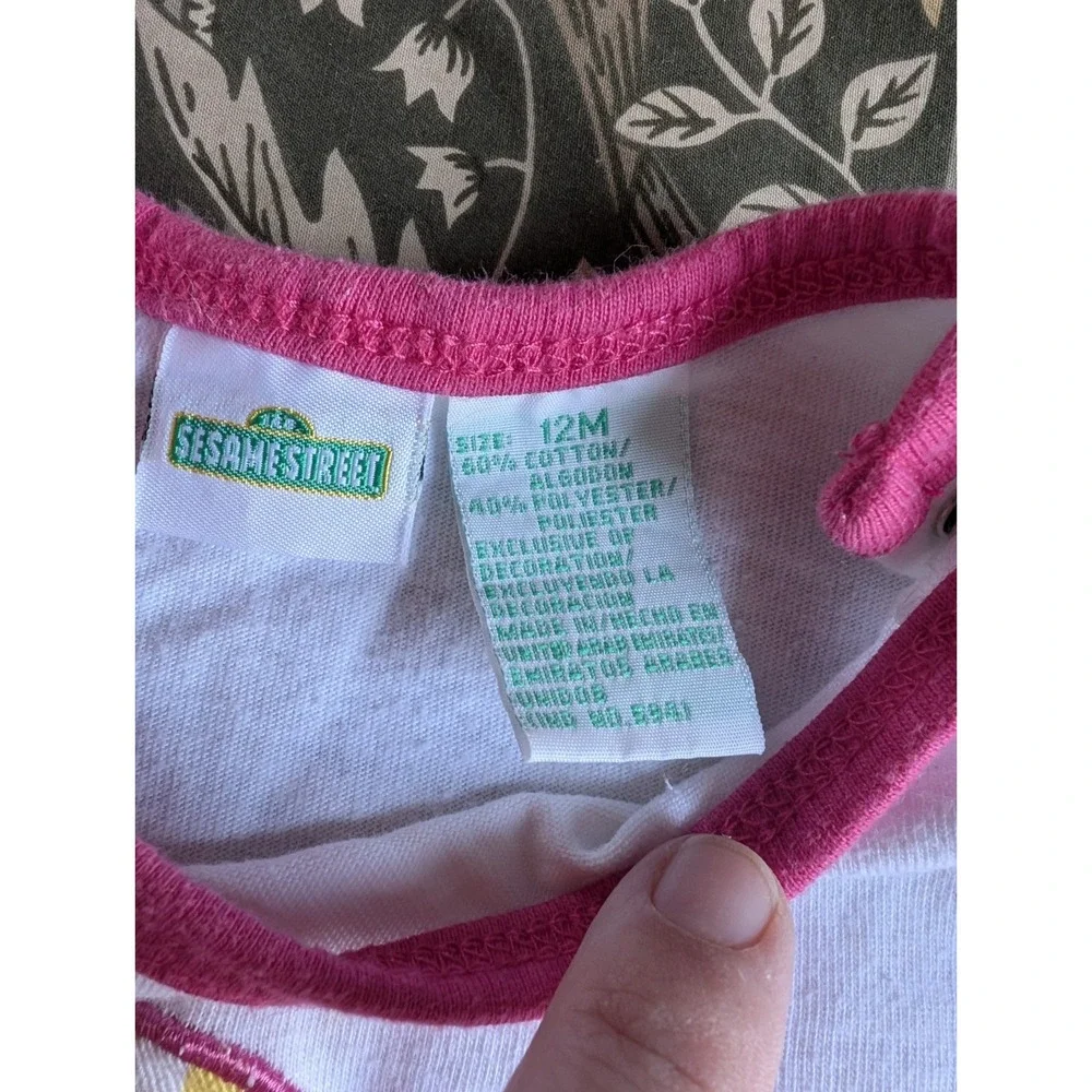 Vintage Pink Elmo Shirt 12 Months Sesame Street 